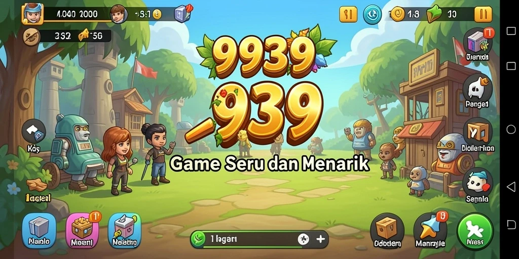 Tampilan gameplay utama 9939 yang menarik dan interaktif.