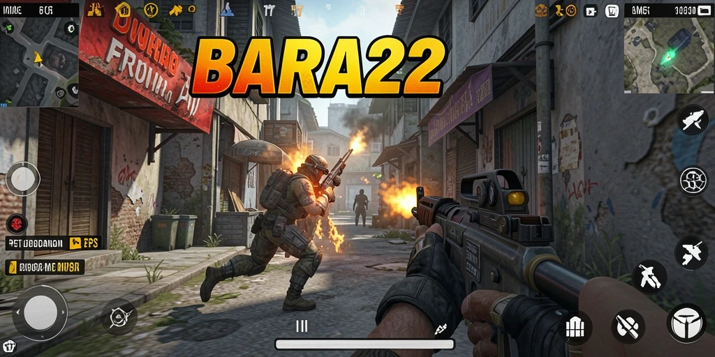 Gameplay seru dan penuh adrenalin di BARA22 dengan grafis menakjubkan.