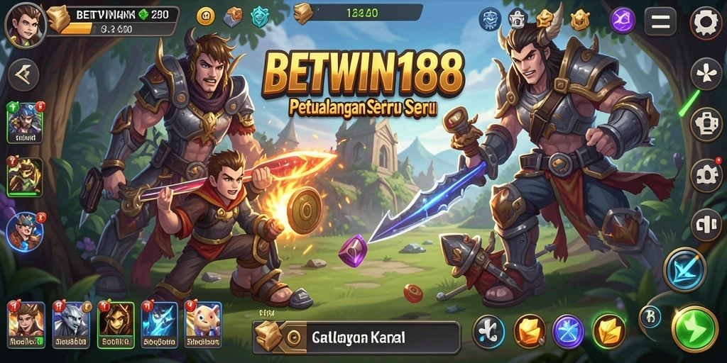 Screenshot gameplay BETWIN188 menunjukkan petualangan seru dan karakter yang dinamis.