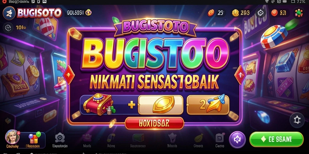 Tampilan gameplay Slot yang mendebarkan dari BUGISTOTO.