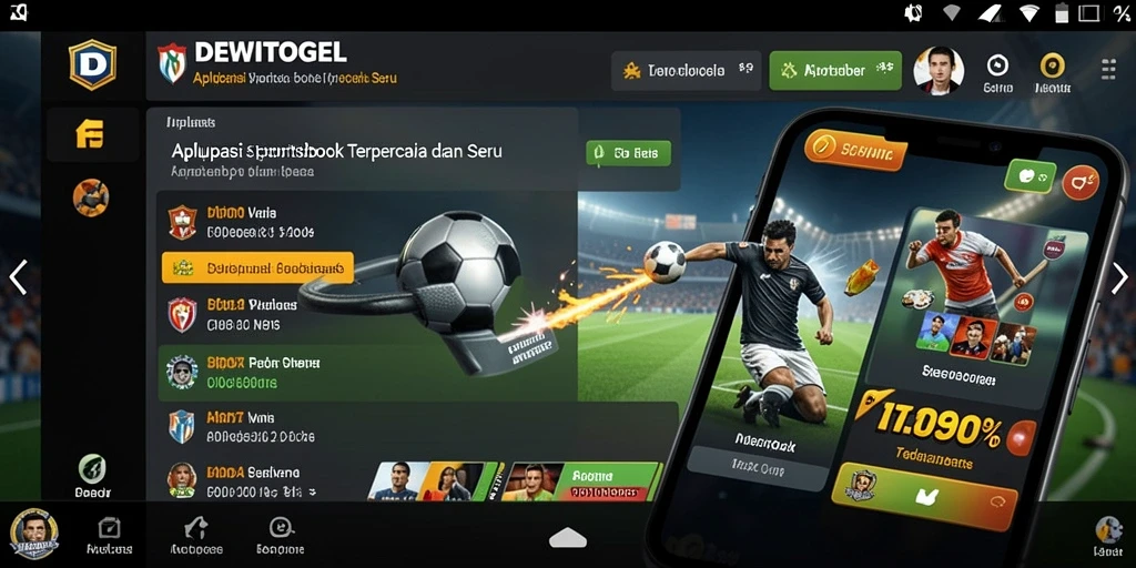 Tampilan menarik dari gameplay taruhan di DEWITOGEL.
