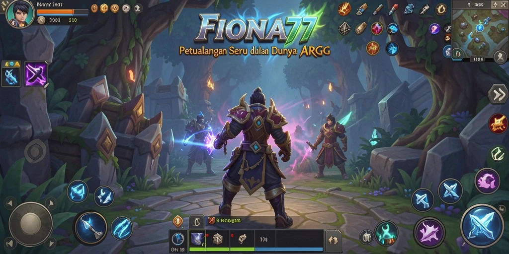 Gameplay dinamis FIONA77 dengan pertarungan yang mendebarkan.