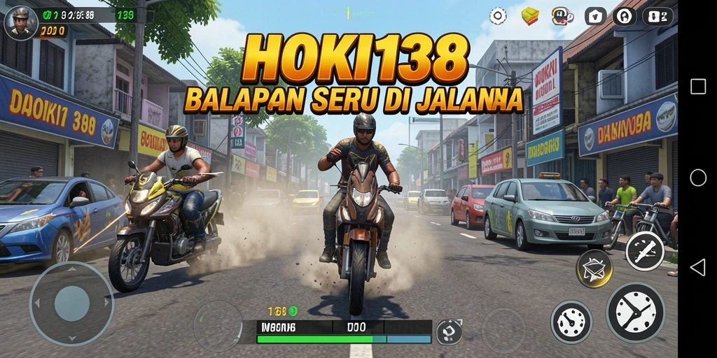 Gameplay balapan yang seru dan mendebarkan di HOKI138.