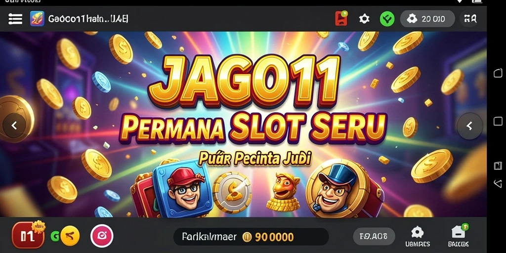 Screenshot gameplay JAGO11 dengan tampilan slot yang menarik.