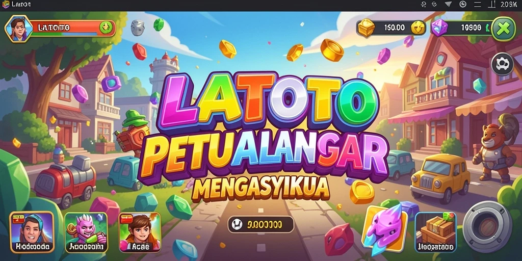 Tampilan gameplay inovatif dan penuh aksi dari LATOTO.