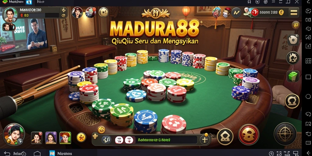 Tampilan menarik dari gameplay QiuQiu di MADURA88.