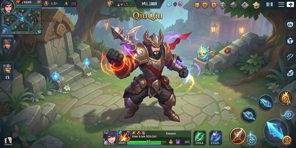 Gameplay seru QiuQiu yang penuh strategi.