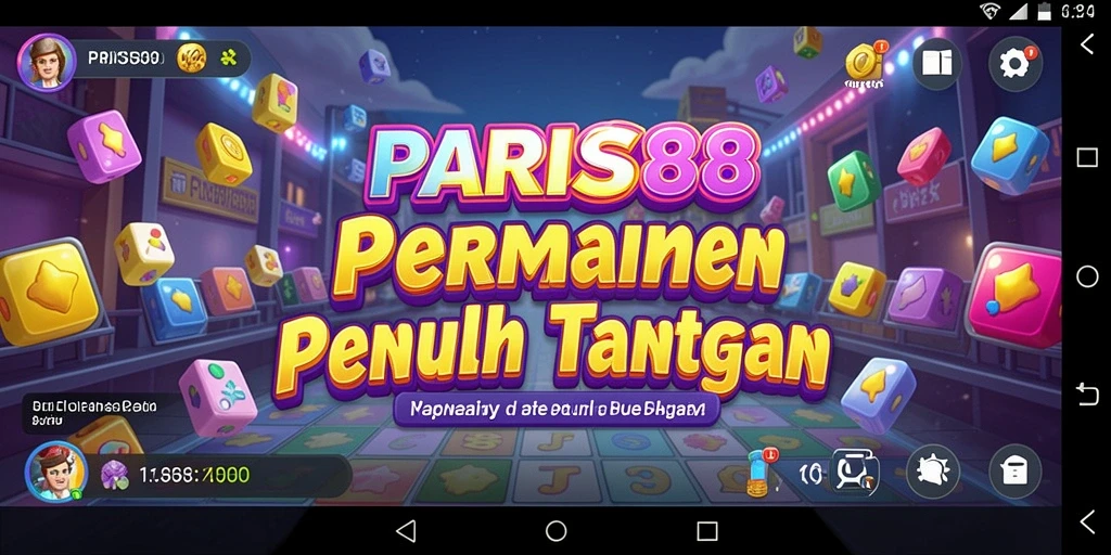 Tampilan gameplay seru dalam PARIS88, tantangan puzzle yang menarik.