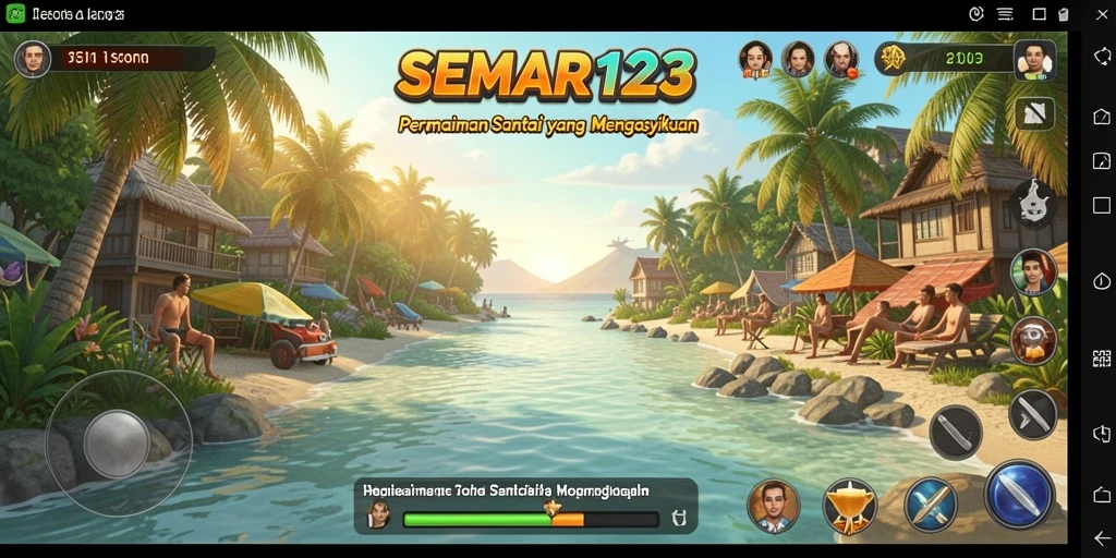 Screenshot gameplay <strong>SEMAR123</strong> menampilkan keseruan level yang beragam dan interaksi pemain.