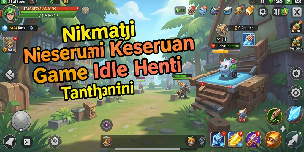Tampilan gameplay SOBATGAMING yang menunjukkan karakter mengumpulkan sumber daya.