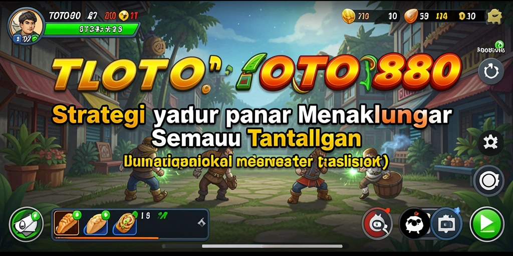 Screenshot gameplay TOTO80 menampilkan aksi strategi intens.
